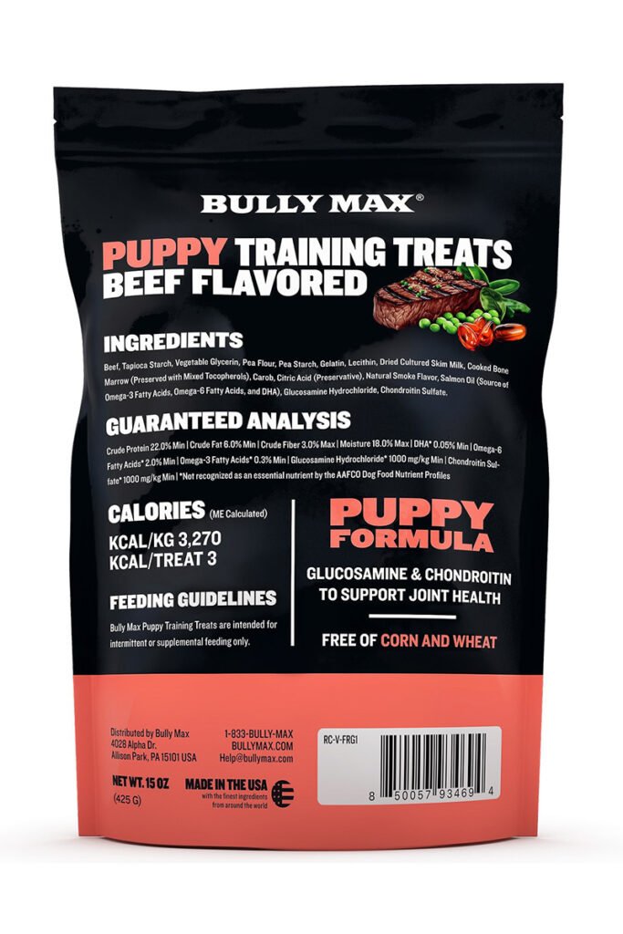 Bully Max Launches New Training Treats for Puppies
