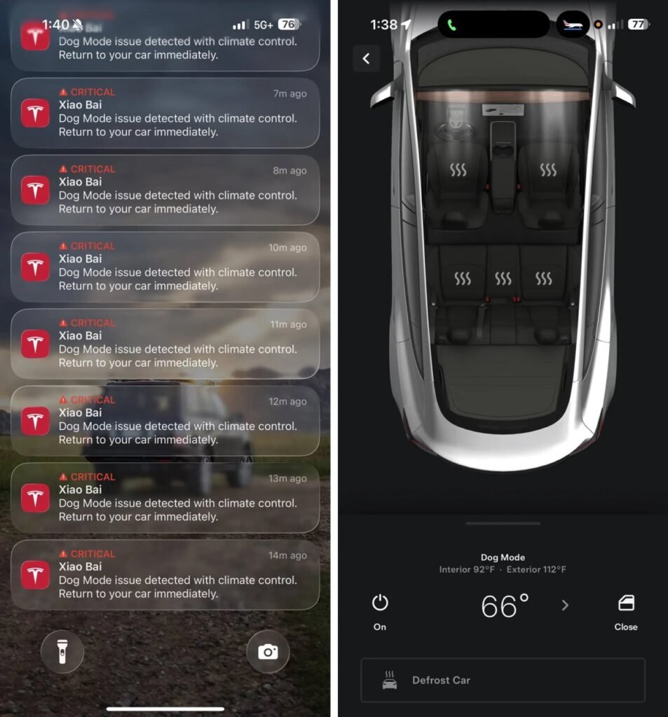 Summary of Tesla’s Dog Mode Critical Alerts and Model Y L Features