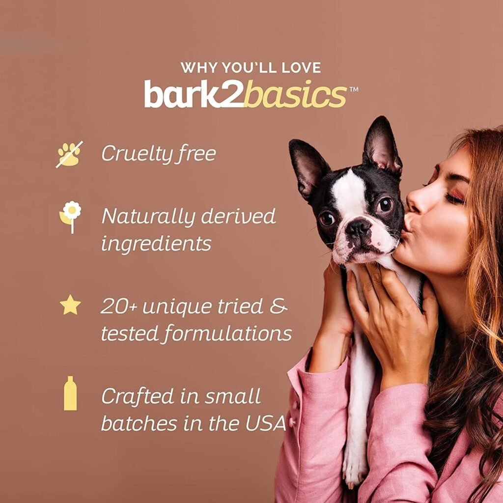 Bark2Basics DeShedding Dog Shampoo, 1 Gallon - Combats and Reduces Shedding, Removes Undercoat, Fights Excessive Hair Shed, Omega 3 and 6 Rich, Strengthens The Hair Follicle, Natural, USA Made