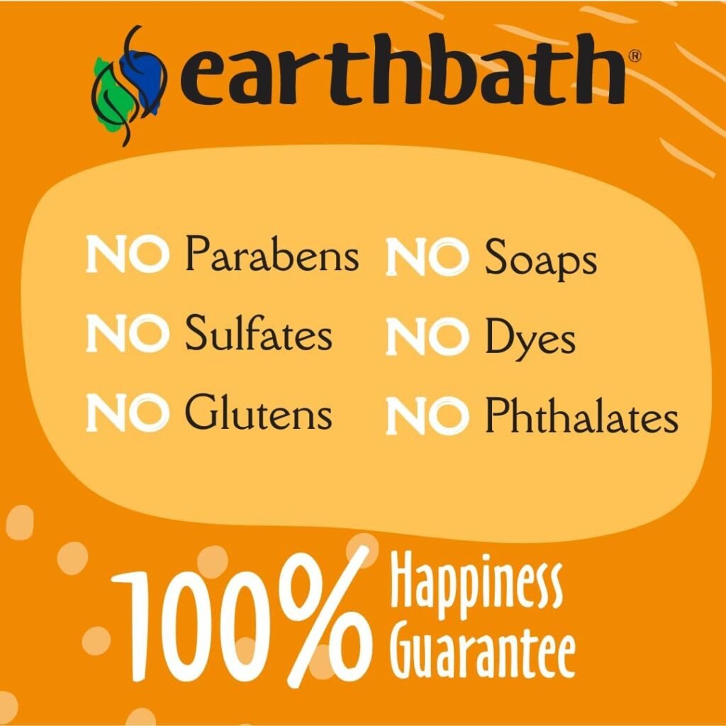 earthbath, Oatmeal  Aloe Dog Shampoo and Conditioner - Oatmeal Shampoo for Dogs, Itchy, Dry Skin Relief, Dog Wash, Made in USA, Dog Conditioner, Pet Shampoos - Vanilla  Almond, 16 Oz (1 Set)