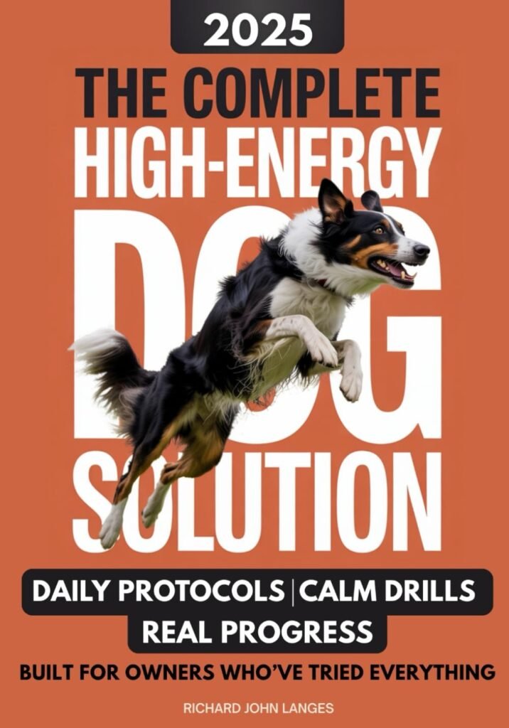 The Complete High-Energy Dog Solution: A step-by-step training guide to teach calm habits, emotional control, and reliable obedience in high-drive dogs like Labs, Shepherds, Border Collies,  Malinois      Paperback – June 15, 2025