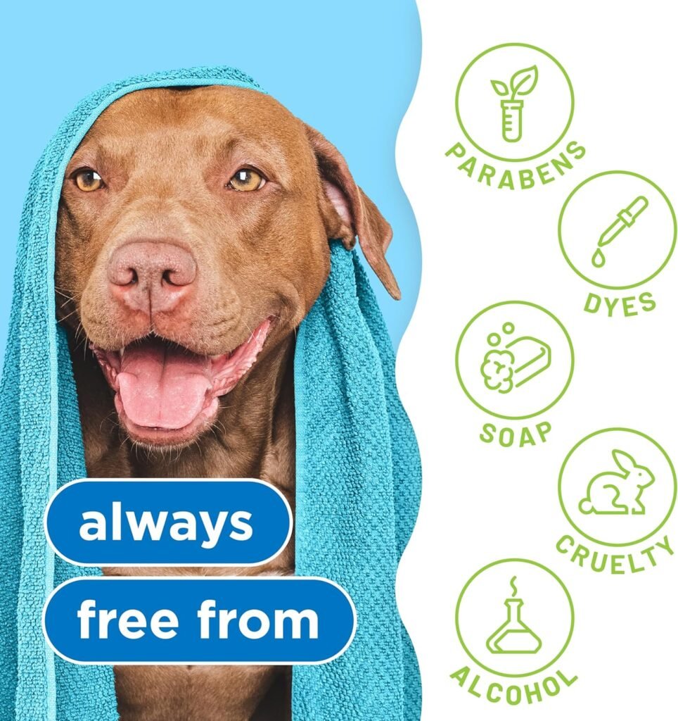 TropiClean 2-in-1 Dog Shampoo and Conditioner, Moisturizing Dog Detangler, Puppy Safe, Made in the USA, Papaya Scent, Cat  Kitten Safe, 20oz.