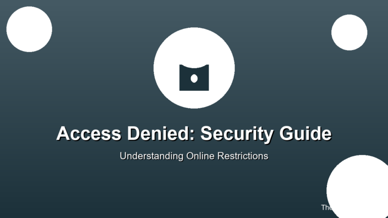 access denied page security implications website restrictions