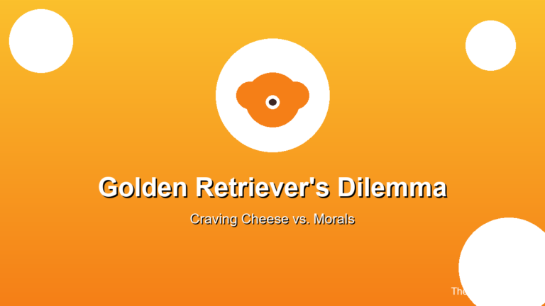golden retriever craving cheese vs morals funny dog video